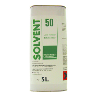 KONTAKT CHEMIE KC Etikettenlöser flüssig Solvent 50, 5 Liter Kan.