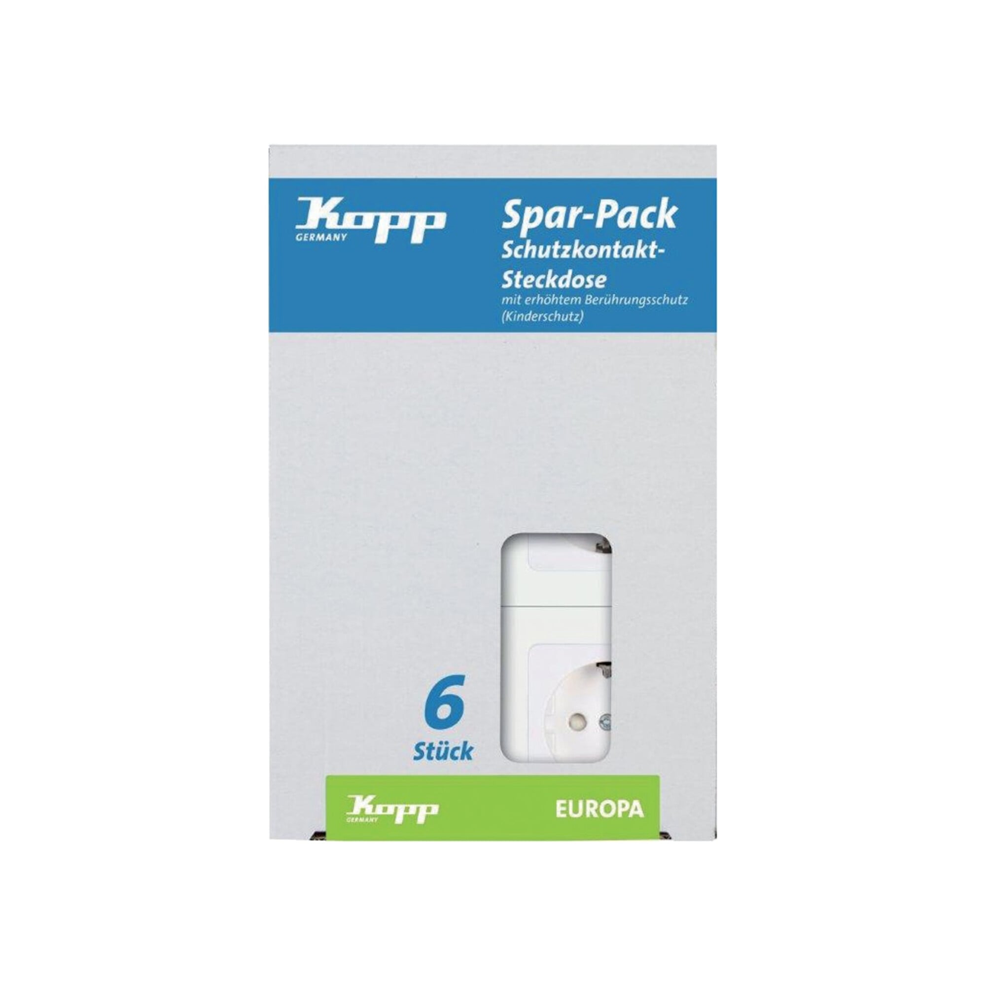 Kopp Profi-Pack a 6 Schuko- Steckdosen UP EUR arkt.ws