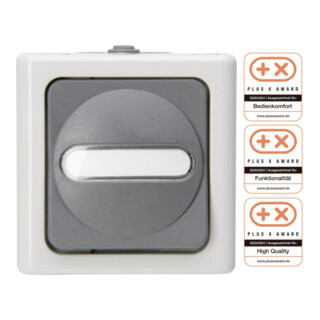 KOPP Taster Blue Electric 5614.5600.1 grau mit Beleuchtung
