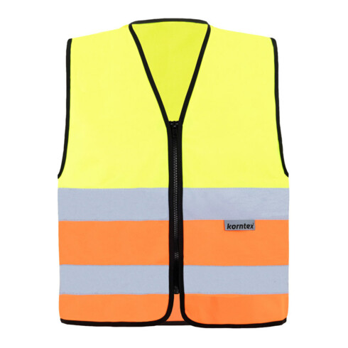 Korntex Gilet de sécurité Cologne jaune/orange T. L