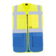 Korntex Gilet de sécurité Hamburg jaune/bleu T. XL-1