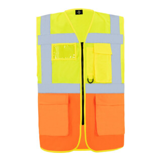 Korntex Veste de sécurité Hambourg jaune/orange T. 2XL