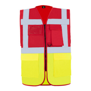 Korntex Wanrweste Hamburg rot/gelb Gr. 3XL