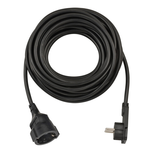 Brennenstuhl kwaliteits plastic verlengkabel met platte stekker 10m H05VV-F3G1.5