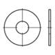 Kotflügelscheibe Edelstahl A2 5,3x30x1,5mm-1