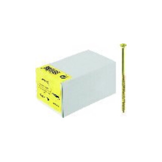 KPpro Vis à bois à tête fraisée zinguée jaune TG ISR 4,5x80/48