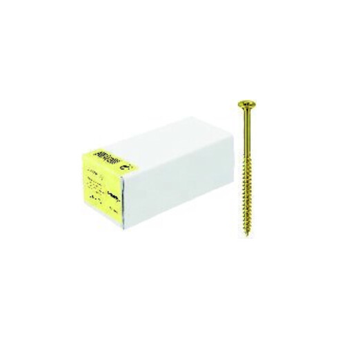 KPpro Vis à bois à tête fraisée zinguée jaune TG PZD 3,5x50/30