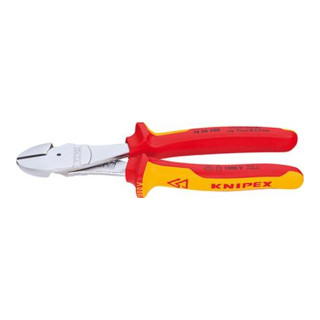 Kraft-Seitenschneider VDE180mm m.M.K.Griff Knipex