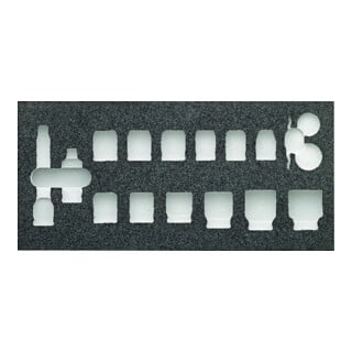 Kraft Steckschlüssel 1/2" Module 1/3 vide
