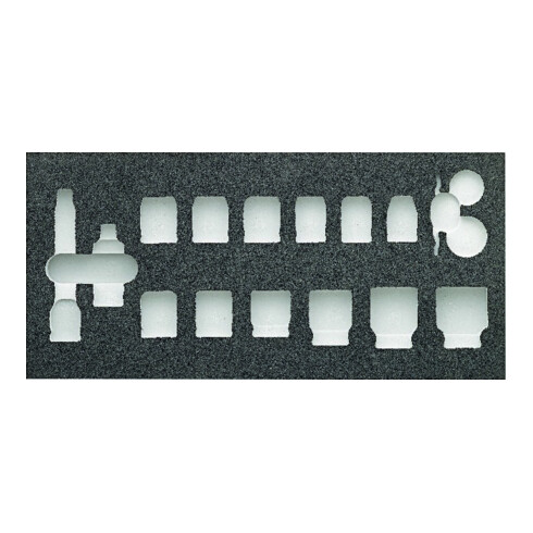 Kraft Steckschlüssel 1/2" Module 1/3 vide