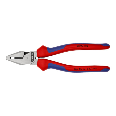 Kraftkombizange DIN ISO 5746 L.180mm poliert Mehrkomponenten-Hüllen Knipex