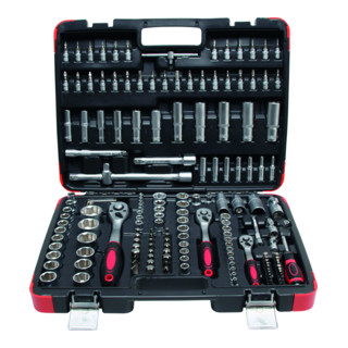 Kraftmann Steckschlüssel-Satz Antrieb 6,3 mm / 10 mm / 12,5 mm 172-tlg.