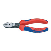 Kraftseitenschneider DIN ISO 5749 L.160mm m.Facette atram. 2K-Hüllen Knipex-1