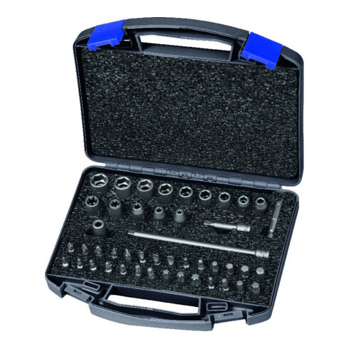 Kraftstecknusssatz 700 KS 46 OL 46-tlg.1/4 6-KT./E/Schlitz/PH/PZD/i6-KT./T/XZN