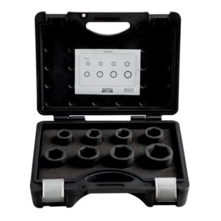 Kraftsteckschlüssel-Satz 3/4" Zoll 8-tlg E/D/E