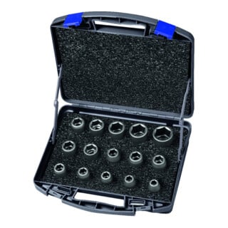 Kraftsteckschlüsselsatz 720 KS 15 OL 15-tlg.1/2 Zoll 6-kant ASW
