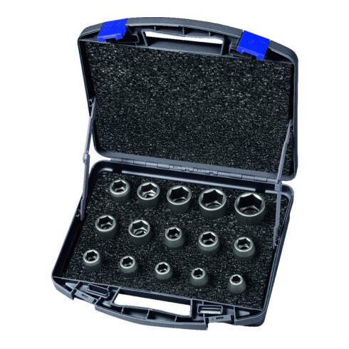 Kraftsteckschlüsselsatz 720 KS 15 OL 15-tlg.1/2 Zoll 6-kant ASW