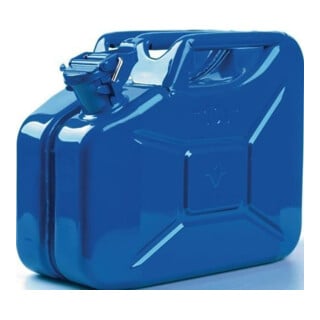 Kraftstoffkanister Inh.10l Signalblau RAL 5005 Stahlbl.L345xB165xH275mm VALPRO