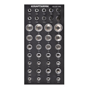 Kraftwerk 1/2'' Steckschlüssel Sechskant Innensechskant TX 38-tlg 20x40