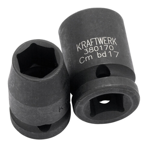 Kraftwerk 1/2" Schlag-Stecknuss 17 mm
