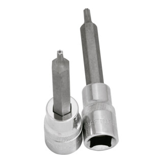 Kraftwerk 1/2" TX-Bit-Stecknuss T40 m. Bohr. 200 mm