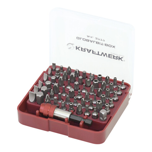 Kraftwerk 1/4'' GLOBAL-Bit-Box, 61-tlg.