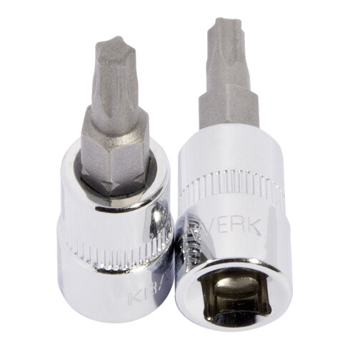 Kraftwerk 1/4" 5-Stern TX-Bit-Stecknuss TS 8