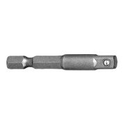 Kraftwerk 1/4" Bit-Adapter 50mm für Stecknüsse 1/4", 5Stk
