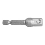 Kraftwerk 1/4" Bit-Adapter 50mm für Stecknüsse 3/8", 5Stk