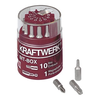Kraftwerk 1/4" Bit-Box TX, 11-tlg.