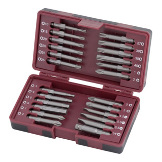 Kraftwerk 1/4" Lang-Bit-Box 50 mm, ergokraft, 24-tlg.