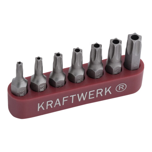Kraftwerk 1/4" Maschinen-TX-Bit-Satz T10-40, 7-tlg.