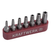 Kraftwerk 1/4" Maschinen-TX-Bit-Satz T10-40, 7-tlg.