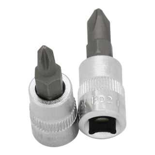 Kraftwerk 1/4" Phillips-Bit-Stecknuss Nr. 2