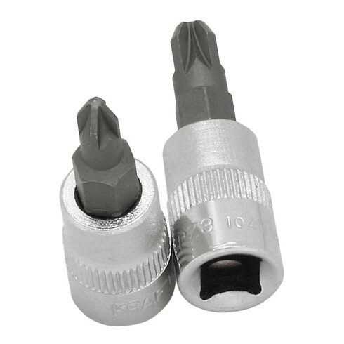 Kraftwerk 1/4" Pozidriv-Bit-Stecknuss Nr. 0