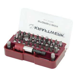 Kraftwerk 1/4" STORBIT-Box/support rapide 33 pièces