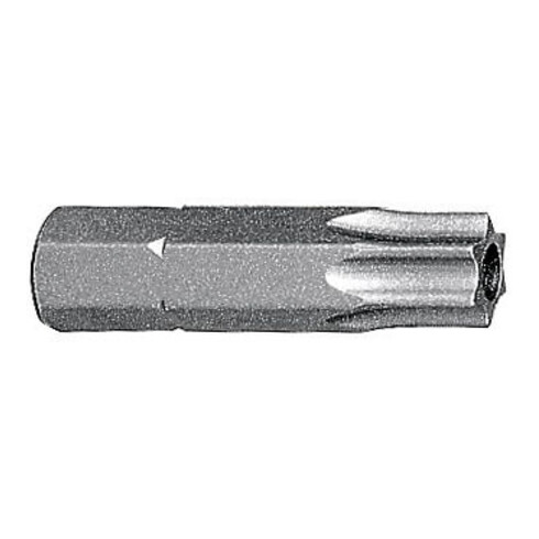 Kraftwerk 1/4" TX-Bit 25 mm T10 mit Bohrung, 5Stk