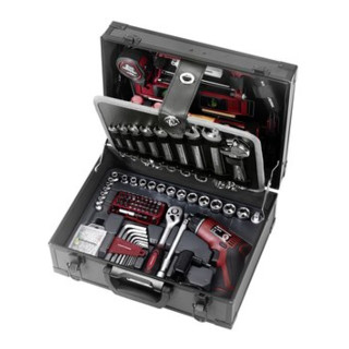 Kraftwerk 1052 Allround Alu Werkzeugkoffer 163-teilig
