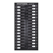 Kraftwerk 3/8'' Steckschlüssel Innensechskant TX Vielzahn Ribe 30tlg 20x40