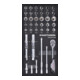 Kraftwerk 3/8" Jeu de clé à cliquet à 40 pièces 20x40 insert-1