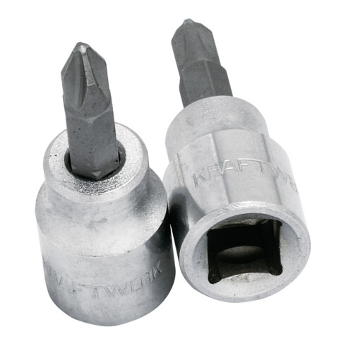 Kraftwerk 3/8" Phillips-Bit-Stecknuss Nr. 3