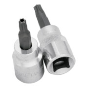 Kraftwerk 3/8" TX-Bit-Stecknuss T55 mit Bohrung
