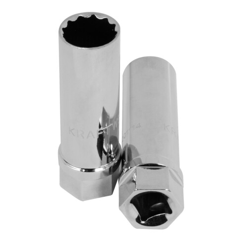 Kraftwerk 3/8" Zündkerzen-Stecknuss 14 mm 12 pt.