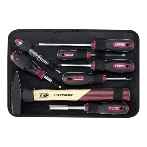 Kraftwerk 3944 AluPro Werkzeugkoffer, 123-teilig