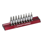 Kraftwerk 5-Stern-Loch-TX-Bit-Stecknussatz, 9-tlg.