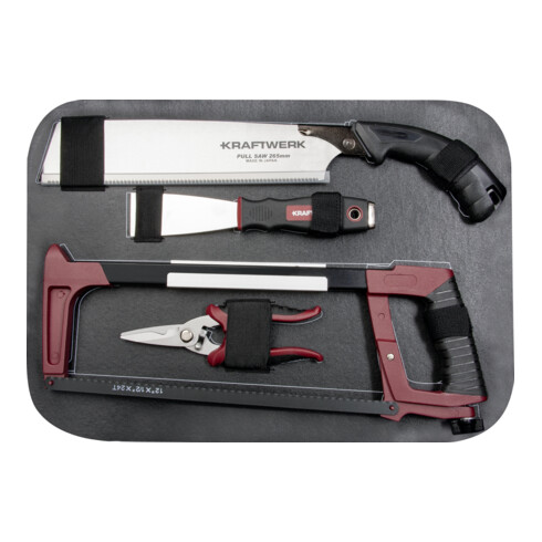 Kraftwerk ABS-Werkzeugkoffer B140 für Schreiner, 112-tlg.