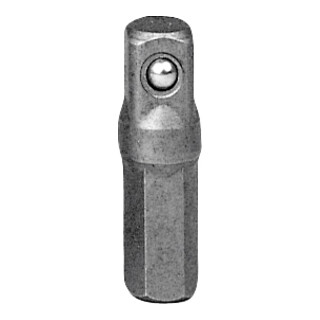 Kraftwerk Adaptateur de bit 1/4" 25mm pour douilles 1/4", 5 pièces