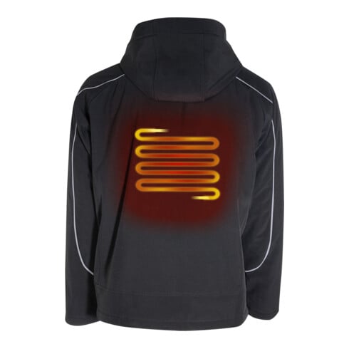 Kraftwerk Akku-Heizjacke 12 V Li-Poly XXL