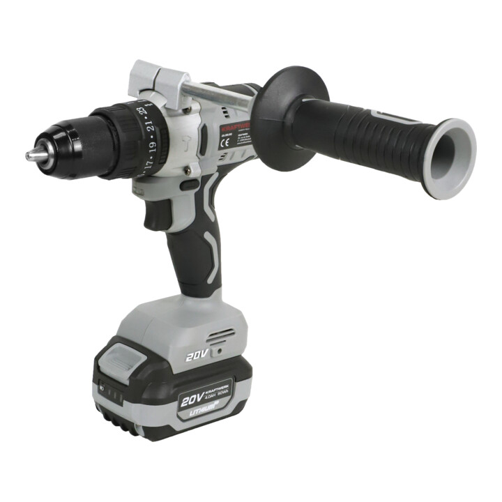 Kraftwerk Akku-Schlagbohrmaschine 20V 4Ah 100Nm inkl. 1 Akkus