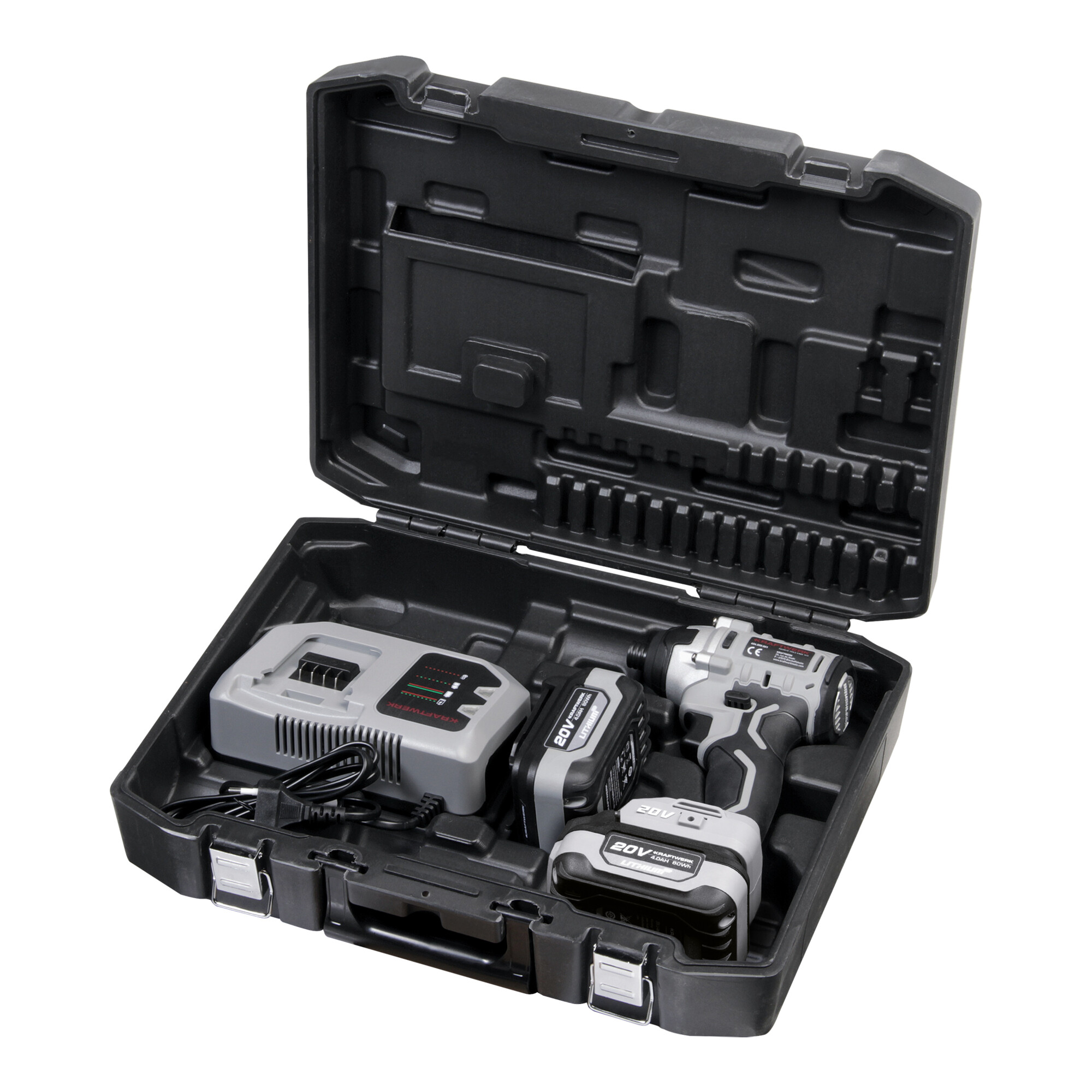 Kraftwerk Akku-Schrauber 20V 4Ah 200Nm inkl. 2 Akkus